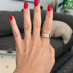 Beautiful rose gold and Diamond ring